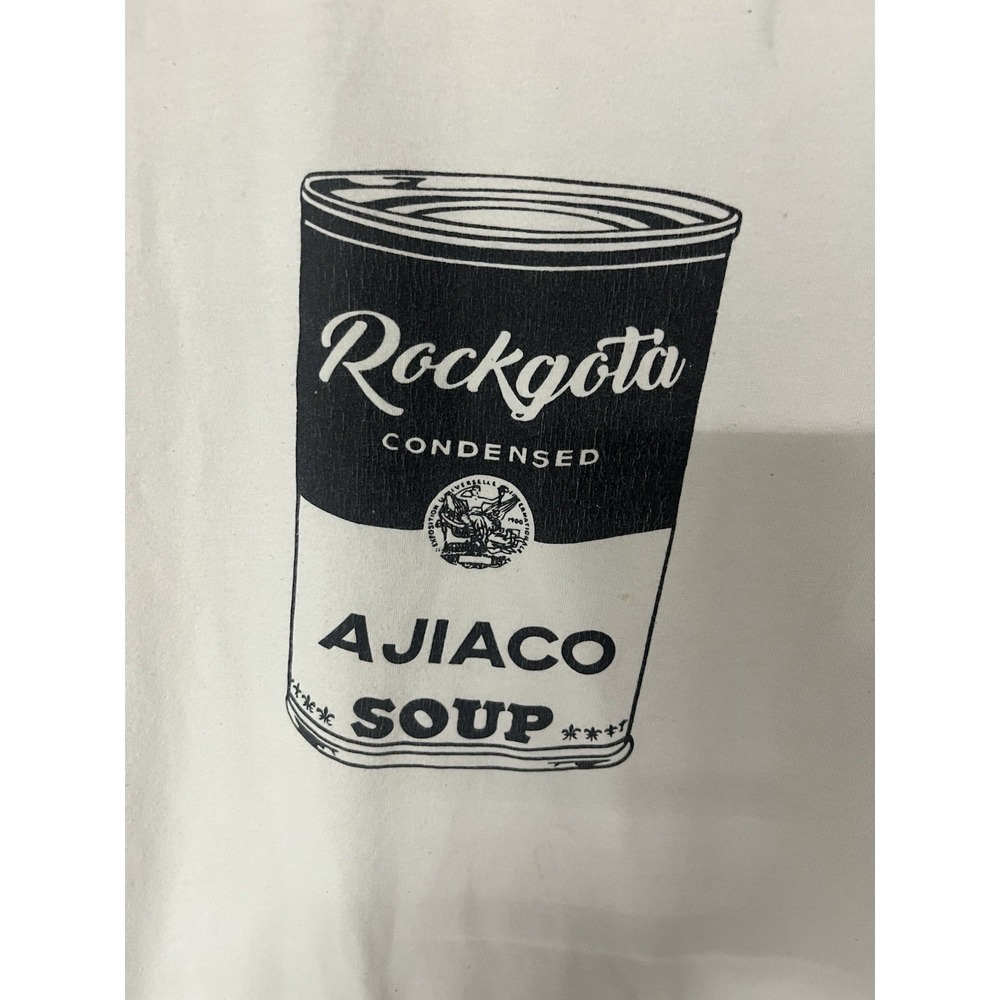 Rockgota Ajiaco Soup Graphic T-Shirt Cream Short Sleeve Tee - Picture 3 of 10